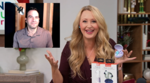 Dan Sheldon the voice of Aiwa earbuds featured on HSN